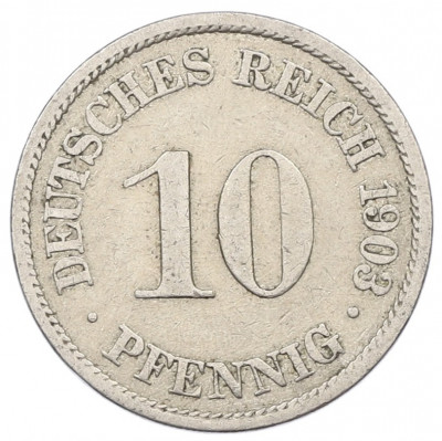 10 пфеннигов 1903 года A Германия