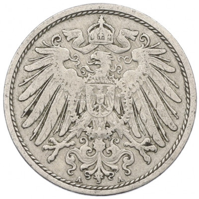10 пфеннигов 1904 года A Германия