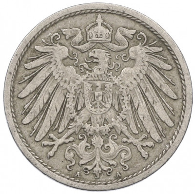 10 пфеннигов 1905 года A Германия
