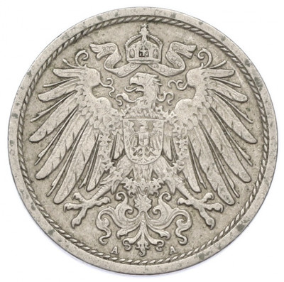 10 пфеннигов 1911 года A Германия
