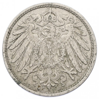 10 пфеннигов 1911 года J Германия