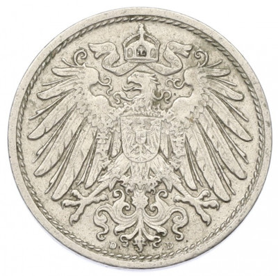 10 пфеннигов 1912 года D Германия