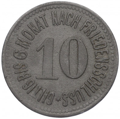 10 пфеннигов 1917 года Германия — город Боген (Нотгельд)