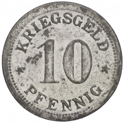 10 пфеннигов 1917 года Германия — город Верден (Нотгельд)