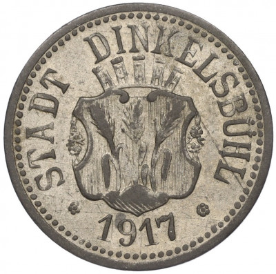 10 пфеннигов 1917 года Германия — город Динкельсбюль (Нотгельд)