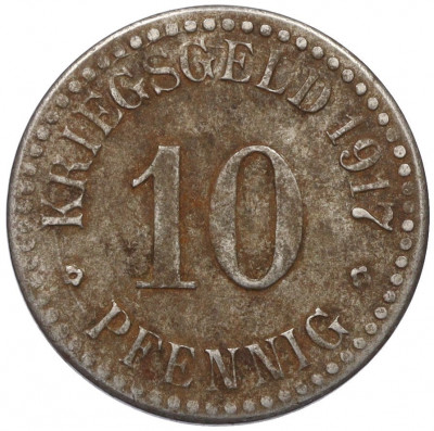 10 пфеннигов 1917 года Германия — город Кассель (Нотгельд)