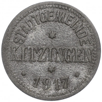 10 пфеннигов 1917 года Германия — город Китцинген (Нотгельд)