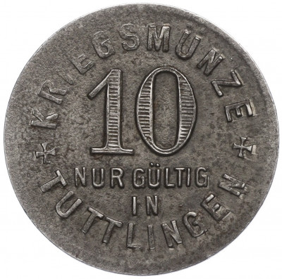 10 пфеннигов 1917 года Германия — город Туттлинген (Нотгельд)