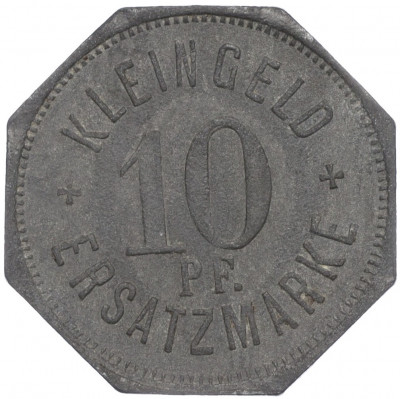 10 пфеннигов 1917 года Германия — город Халль (Нотгельд)