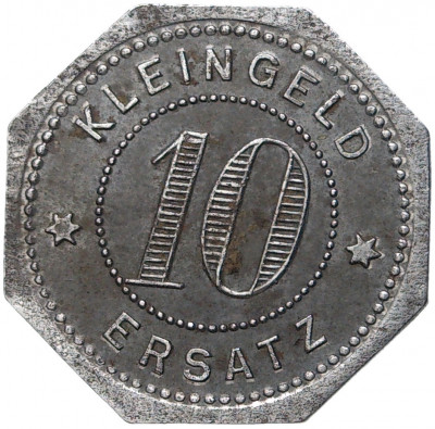 10 пфеннигов 1917 года Германия — город Эринген (Нотгельд)