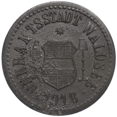 10 пфеннигов 1918 года Германия — город Вальдзее (Нотгельд)