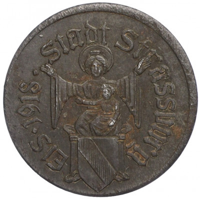 10 пфеннигов 1918 года Германия — город Страсбург (Нотгельд)