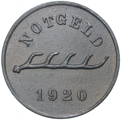 10 пфеннигов 1920 года Германия — город Нагольд (Нотгельд)