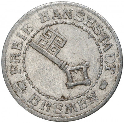 10 пфеннигов 1924 года Германия — город Бремен (Нотгельд)