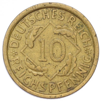 10 рейхспфеннигов 1925 года A Германия