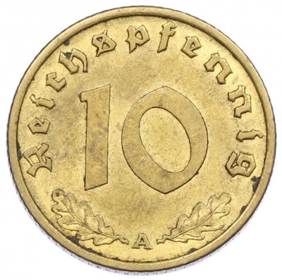 10 рейхспфеннигов 1938 года A Германия
