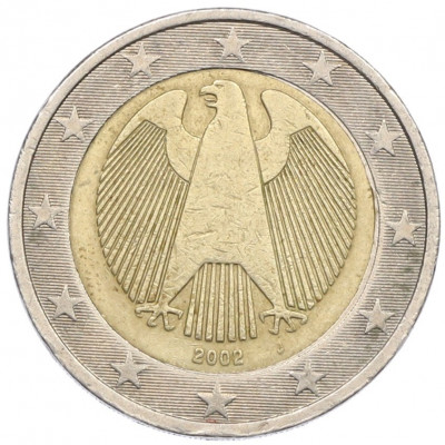 2 евро 2002 года J Германия
