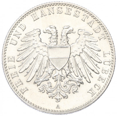 2 марки 1901 года Германия (Любек)