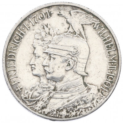 2 марки 1901 года Германия (Пруссия) «200 лет Пруссии»