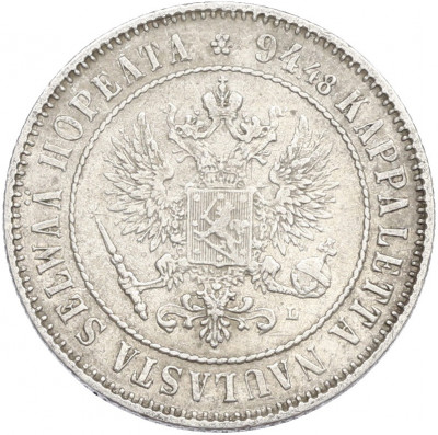 1 марка 1892 года Русская Финляндия