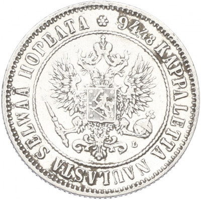 1 марка 1893 года Русская Финляндия