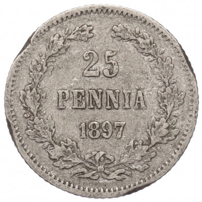 25 пенни 1897 года Русская Финляндия