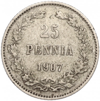 25 пенни 1907 года Русская Финляндия