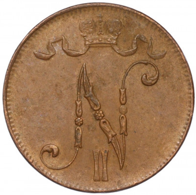 5 пенни 1916 года Русская Финляндия