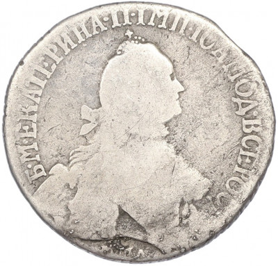 Полуполтинник 1765 года ММД ТI EI