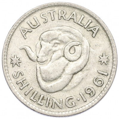 1 шиллинг 1961 года Австралия