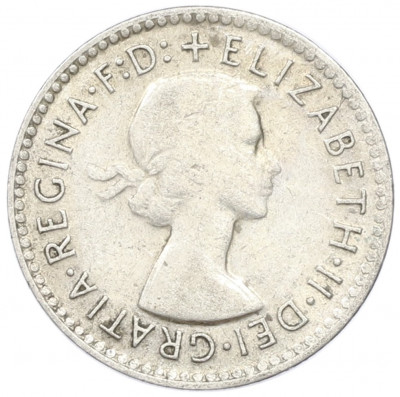 3 пенса 1957 года Австралия