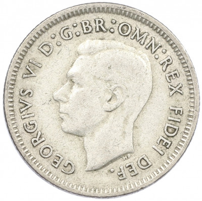 6 пенсов 1951 года Австралия