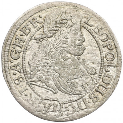 6 крейцеров 1677 года Австрия