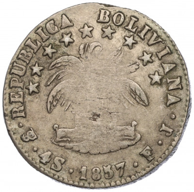 4 суэльдо 1857 года Боливия