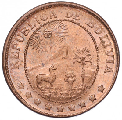 50 сентаво 1942 года Боливия