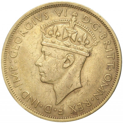 2 шиллинга 1938 года H Британская Западная Африка