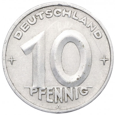 1 пфенниг 1950 года A Восточная Германия (ГДР)