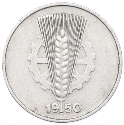 1 пфенниг 1950 года A Восточная Германия (ГДР)