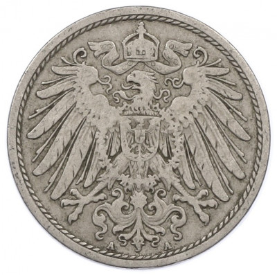 10 пфеннигов 1900 года A Германия