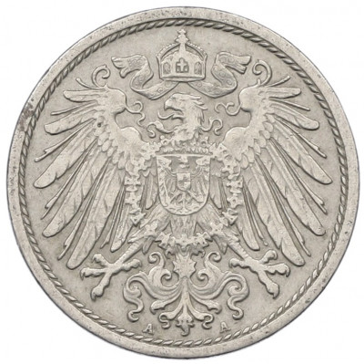 10 пфеннигов 1907 года A Германия