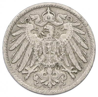 10 пфеннигов 1912 года F Германия