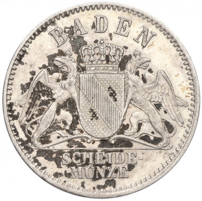 3 крейцера 1868 года Баден