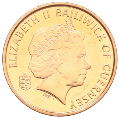 1 пенни 1998 года Гернси