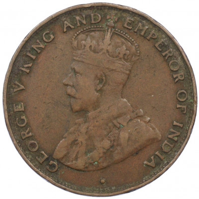 1 цент 1924 года Гонконг