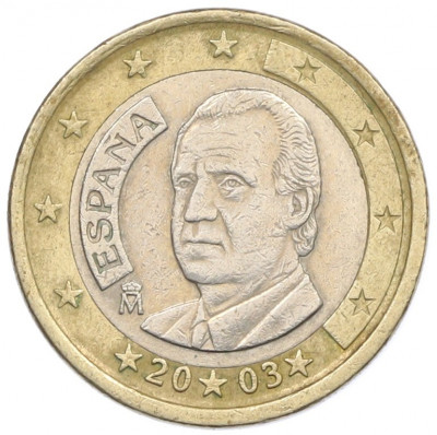 1 евро 2003 года Испания