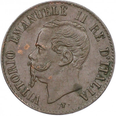 1 чентезимо 1867 года M Италия