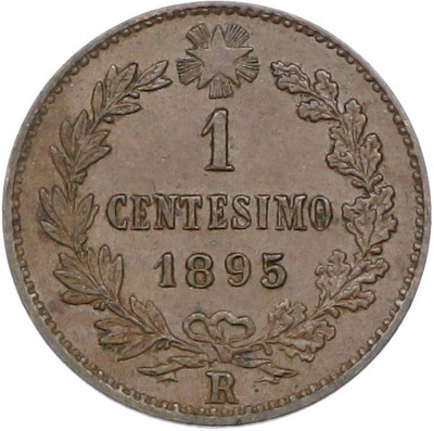 1 чентезимо 1895 года Италия