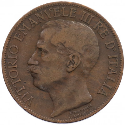 10 чентезимо 1911 года Италия «50 лет Королевству»