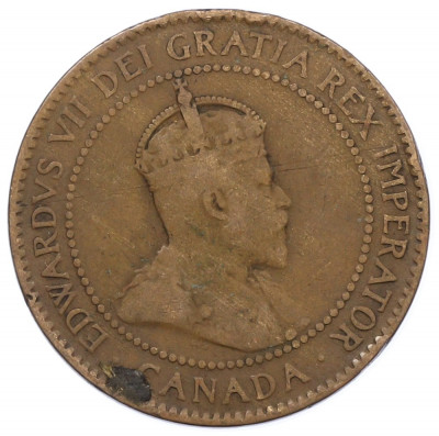 1 цент 1907 года Канада