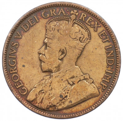 1 цент 1917 года Канада